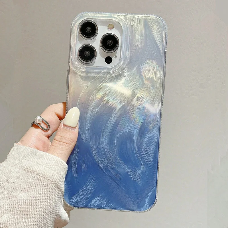 Samsung Galaxy A55 - Glitzernde Blaue Sternenhimmel-Handyhülle für Samsung Galaxy