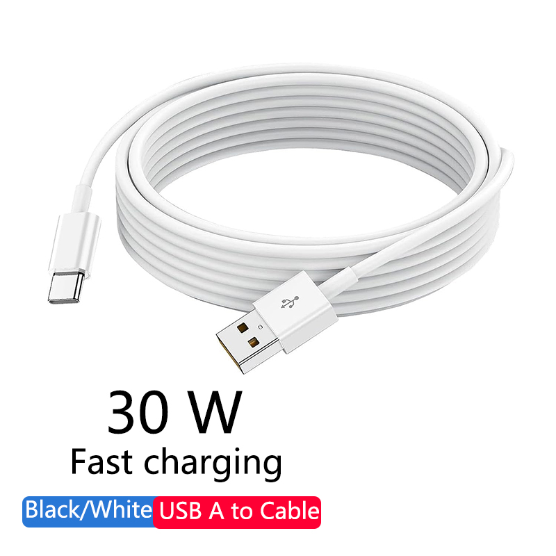 Electronics Gadgets Wholesale - 30W USB-A-auf-Typ-C-Kabel, Datenkabel, schnelles Ladekabel für