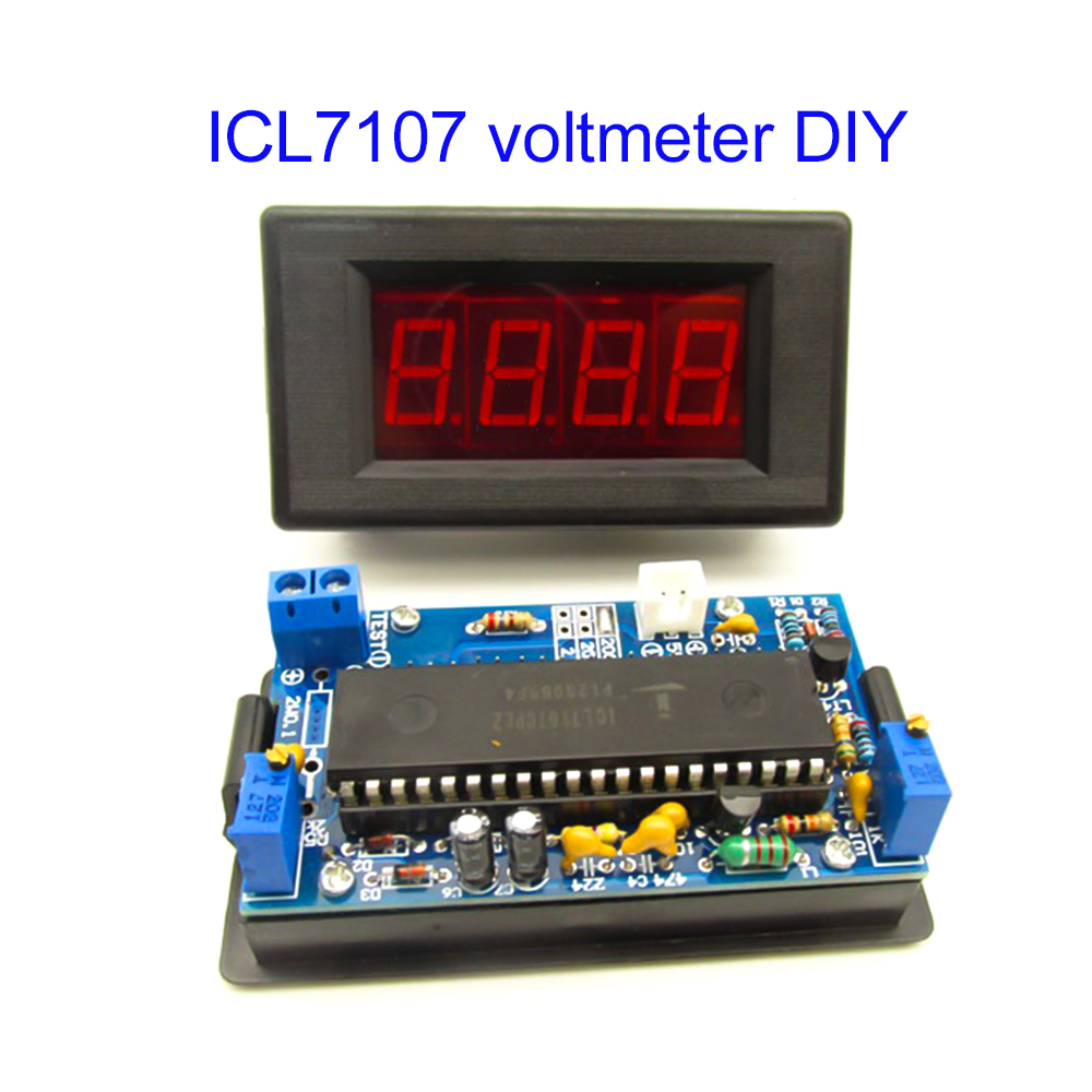 Diy Electronics Gadgets - ICL7107 Voltmeter DIY-Kit Teile DC 5V