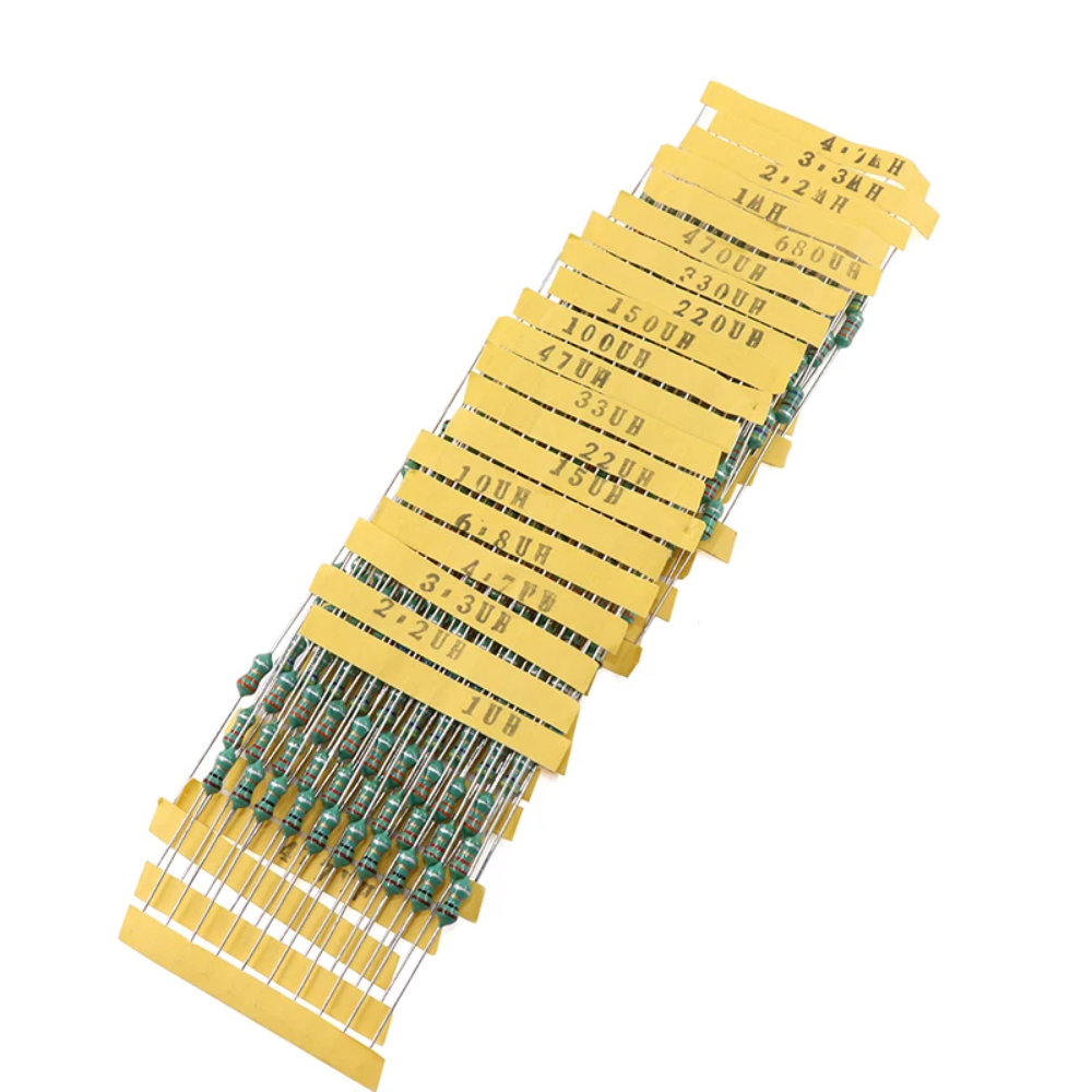 Diy Electronics Gadgets - 200 Stück 0410 Farbring-Induktor-Set, 1/2 W,