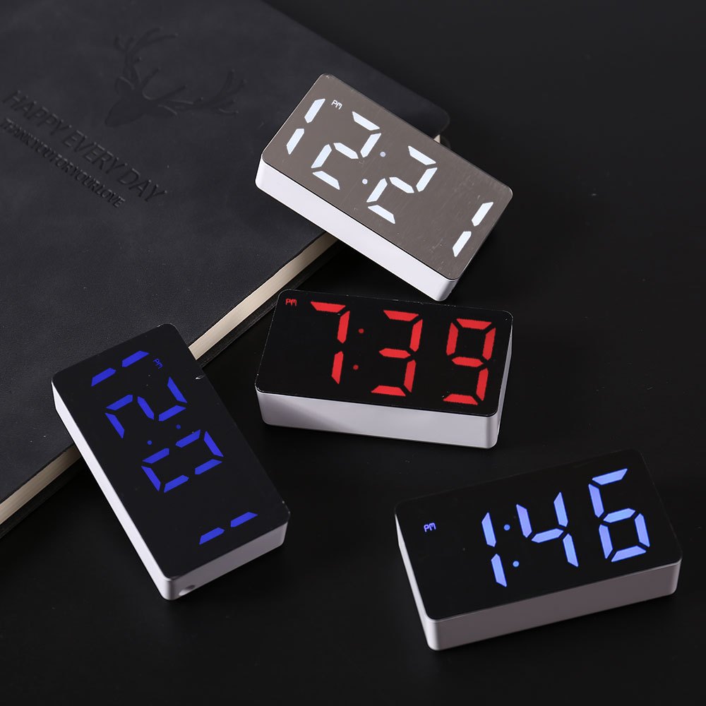 Electronics Gadgets Wholesale - LED elektronische Uhr Spiegel Wecker Heimtextilien