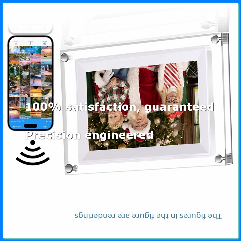 Digital Photo Frame Wifi - Neuer 7-Zoll Transparenter Acryl Digitaler Bilderrahmen