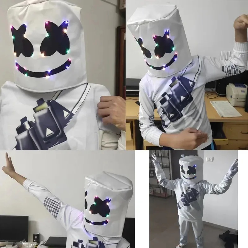 Led Gloves Music - Premium-Outfit Halloween DJ LED Cosplay Kostüm