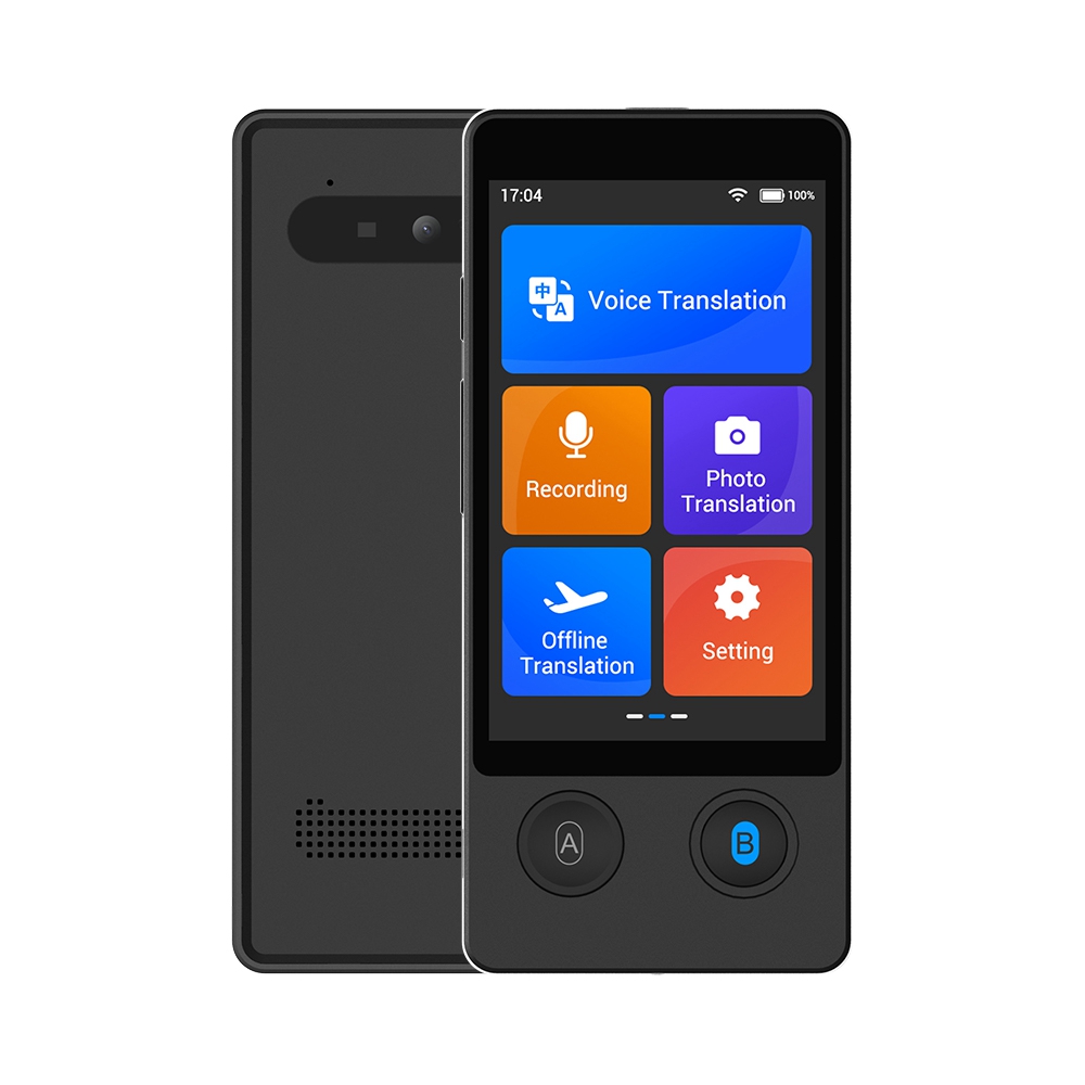 Portable Translator Device - Wooask W12 Sprachübersetzergerät, kein WLAN erforderlich,