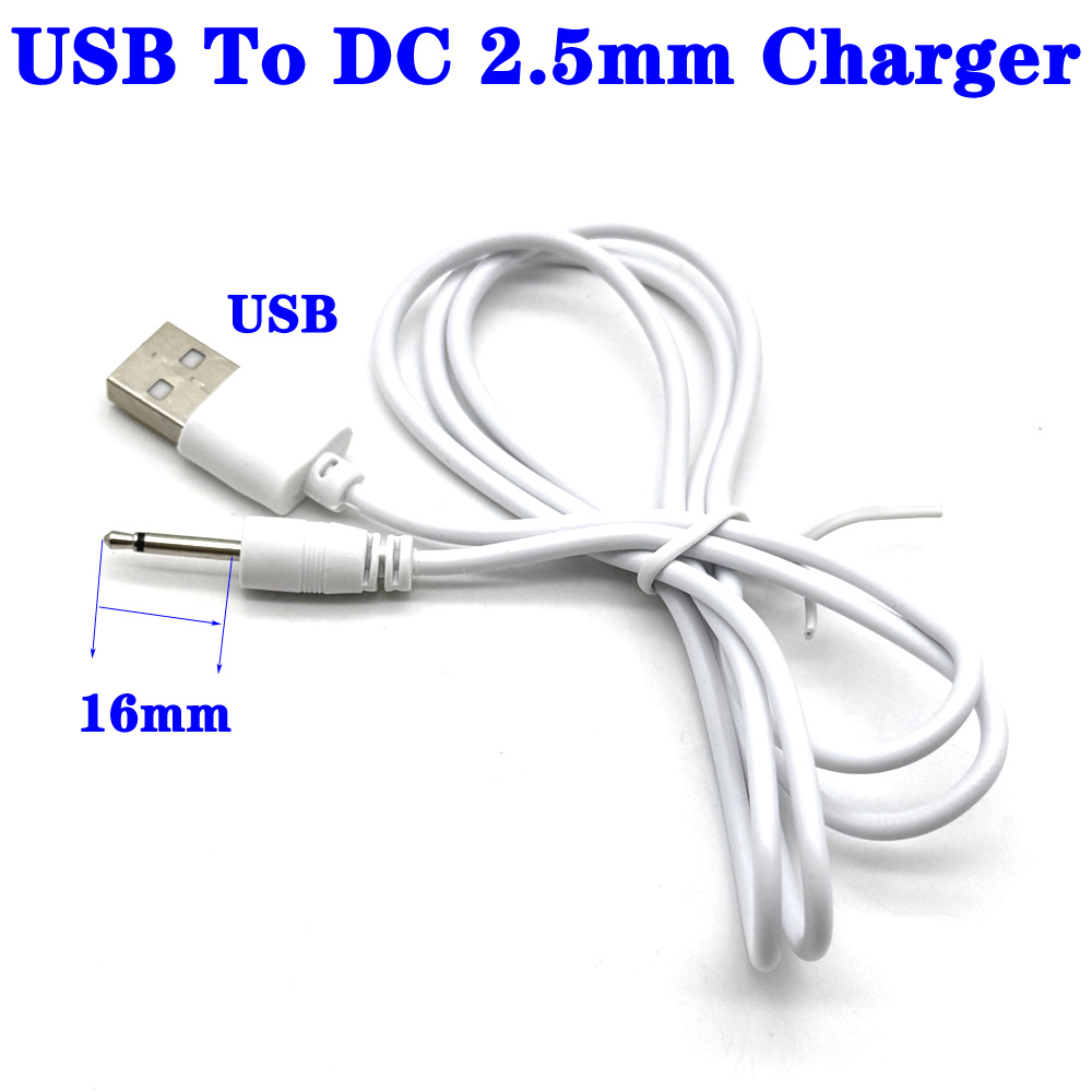 Electronics Gadgets Wholesale - 16 mm USB DC 2,5 Vibrator-Ladekabel