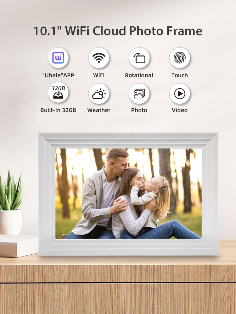 10,1-Zoll-WiFi-Digitalfotorahm – Digital Photo Frame Wifi Bewertung und Preis