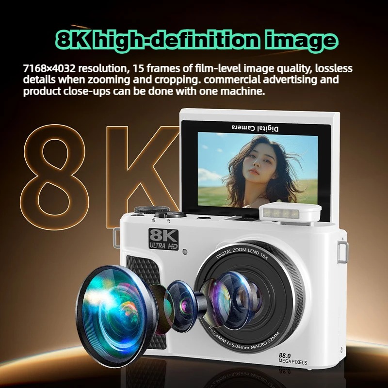 WD300 8K Digitalkamera 88MP Vi – Digital Photo Frame Wifi Bewertung und Preis