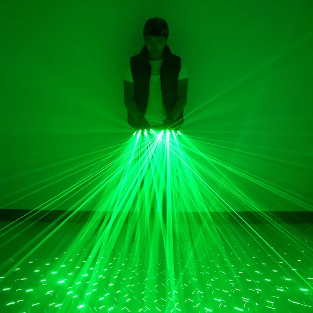 Grüne Laserhandschuhe Laser Fl – Led Gloves Music Bewertung und Preis