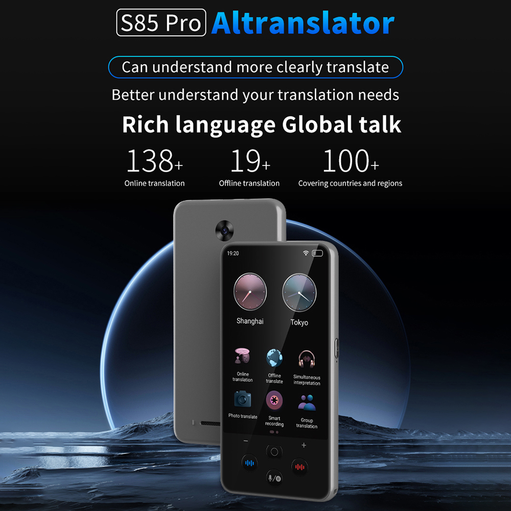 S85 pro Sprachübersetzergerät  – Portable Translator Device Bewertung und Preis
