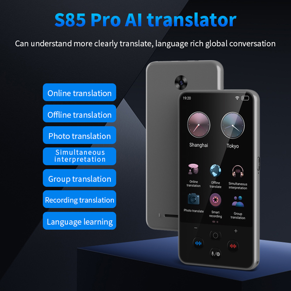 S85 pro Sprachübersetzergerät  – Portable Translator Device Bewertung und Preis