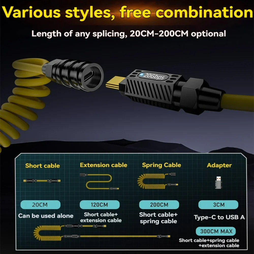7-in-1-USB-C-Geek-Datenkabel-D – Diy Electronics Gadgets Bewertung und Preis