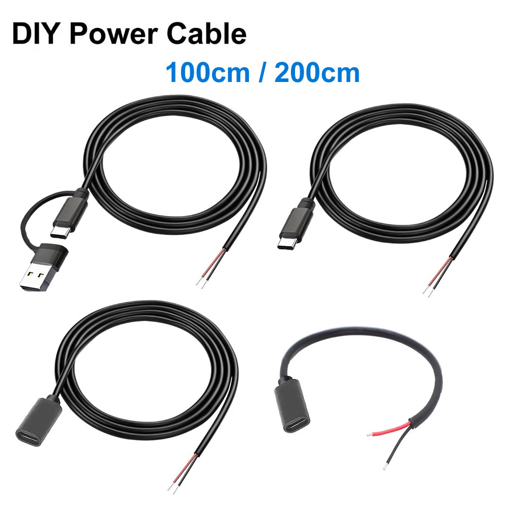 DC 2-poliges Stromkabel USB un – Diy Electronics Gadgets Bewertung und Preis