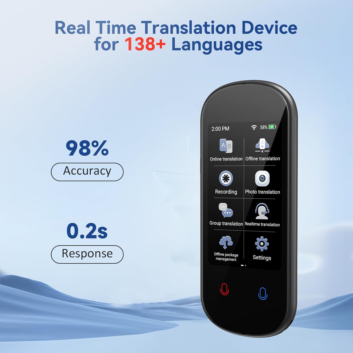 Sofortiger KI-Sprachübersetzer – Portable Translator Device Bewertung und Preis