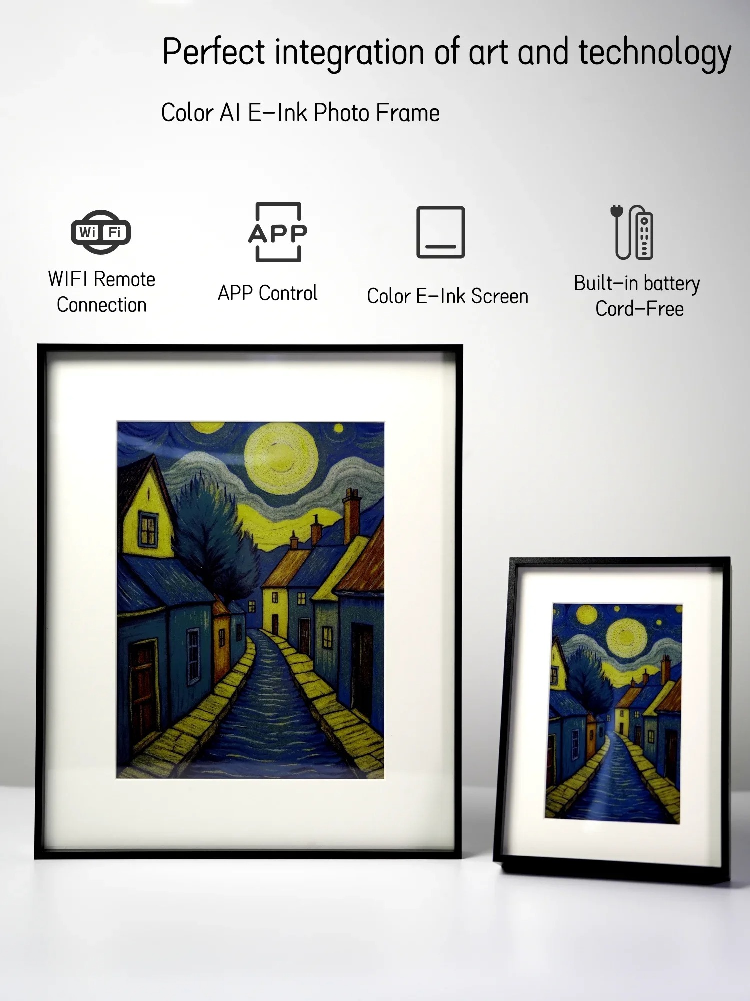 Hindetel 7,3 Zoll Wandmontiert – Digital Photo Frame Wifi Bewertung und Preis