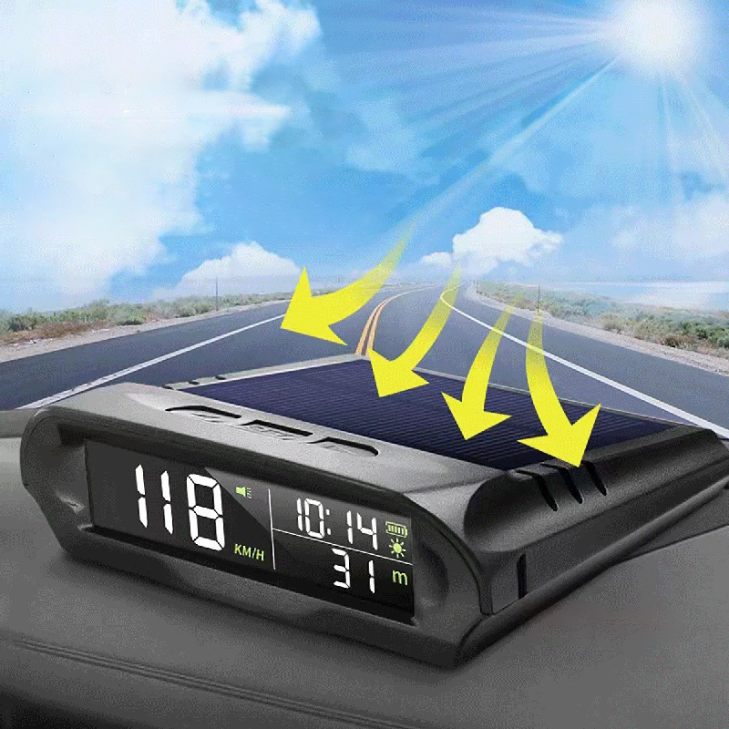 Auto GPS Tachometer Mit Solar  – Electronics Gadgets Wholesale Bewertung und Preis