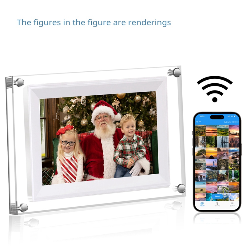 Neuer 7-Zoll Transparenter Acr – Digital Photo Frame Wifi Bewertung und Preis