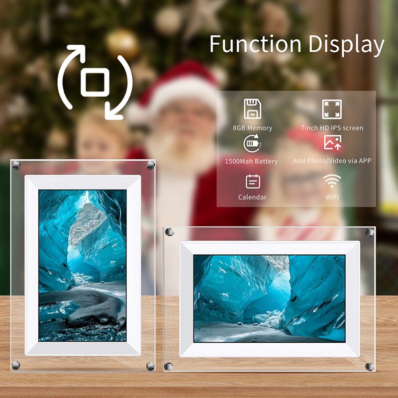 Neuer 7-Zoll Transparenter Acr – Digital Photo Frame Wifi Bewertung und Preis