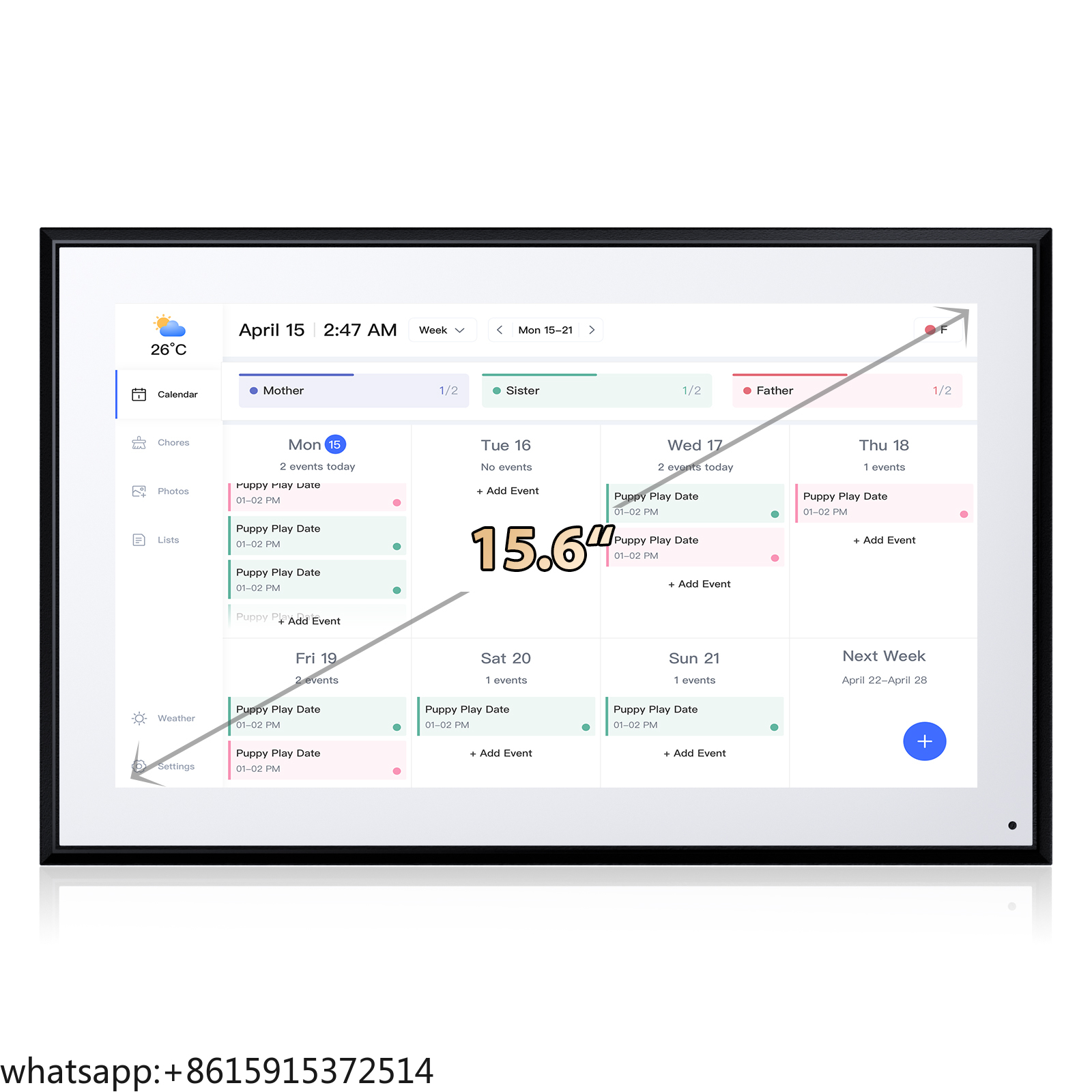 TCDSTARSmart Kalender-Digitale – Digital Photo Frame Wifi Bewertung und Preis